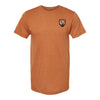 PBR Crest Shirt - Heather Rust - Front View