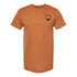 PBR Crest Shirt - Heather Rust - Front View