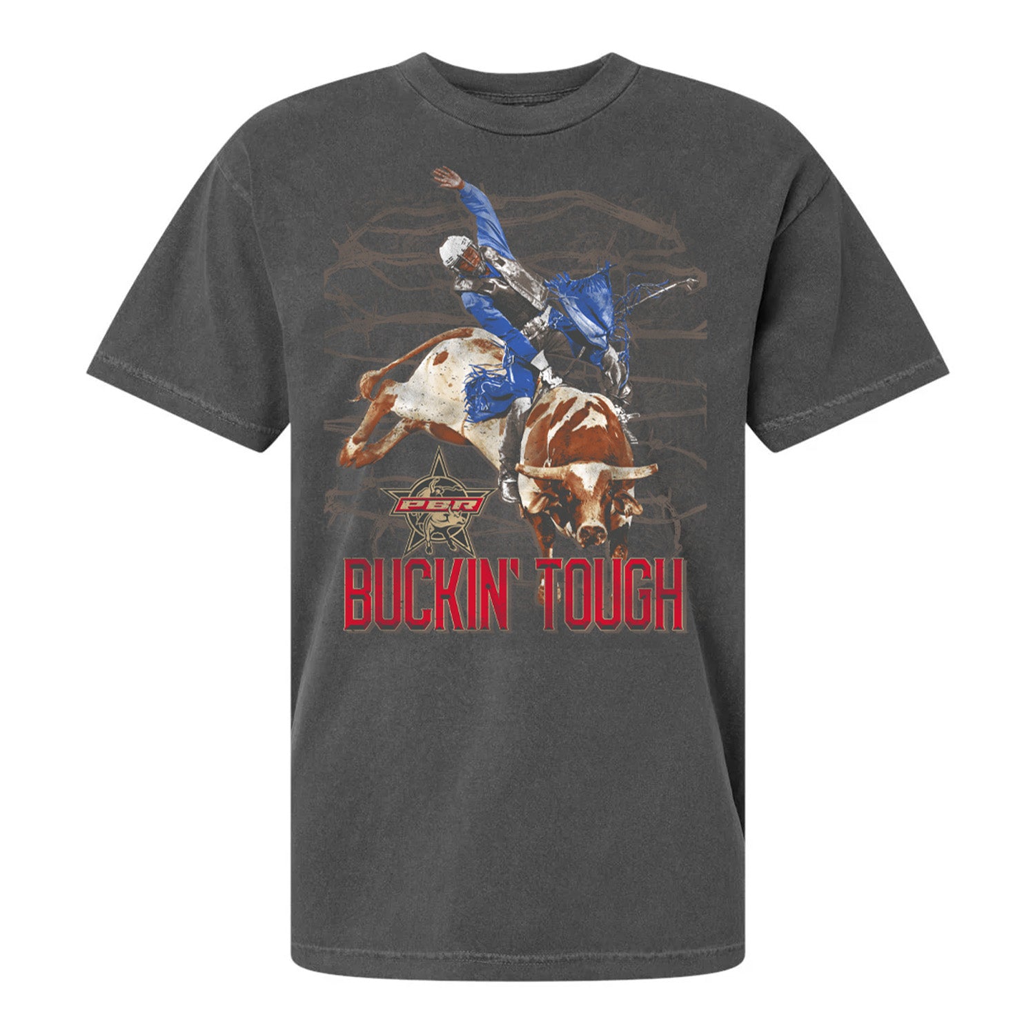 PBR Buckin Tough T-Shirt - Front View