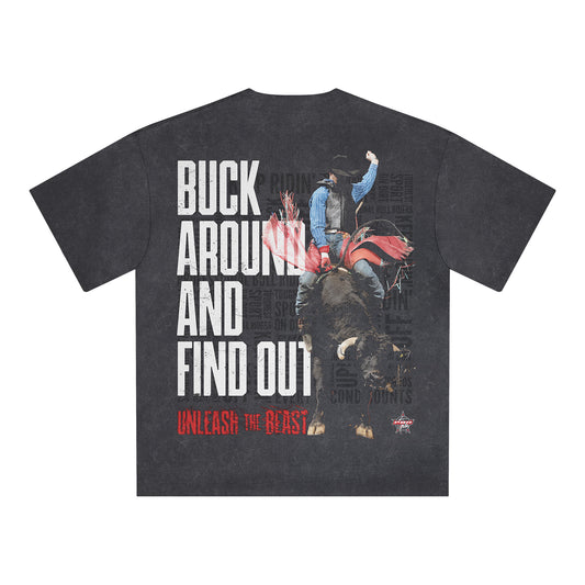 PBR Buck Around and Find Out T-Shirt - Black