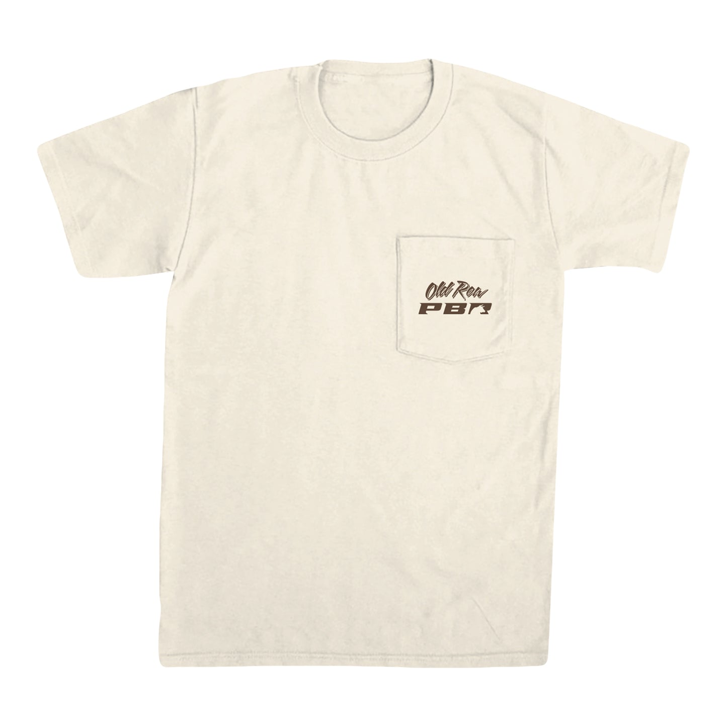 PBR x Old Row Bull Riding Pocket T-Shirt - Natural
