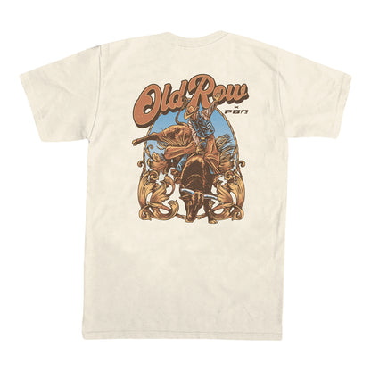 PBR x Old Row Bull Riding Pocket T-Shirt - Natural