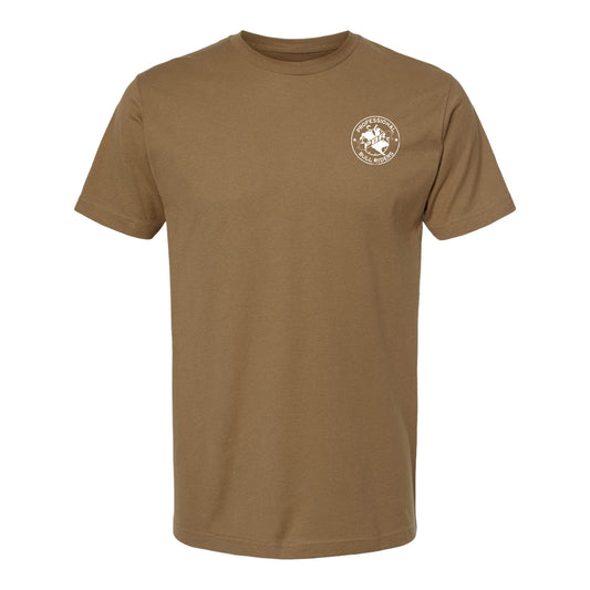 PBR Patriotic Vintage Truck T-Shirt - Desert Brown