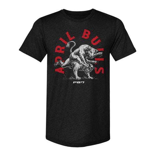 PBR April Bulls T-Shirt - Black