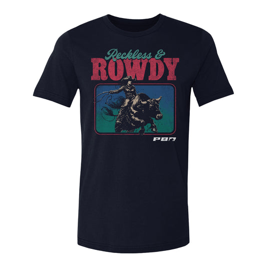 PBR Reckless and Rowdy T-Shirt - Navy