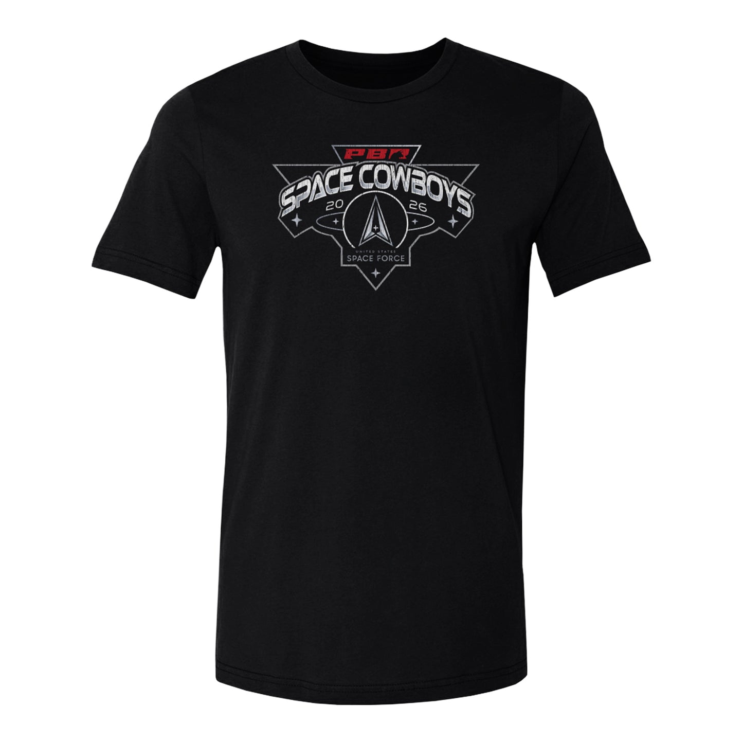 PBR Space Cowboy Online Exclusive Bull Rider T-Shirt - Black