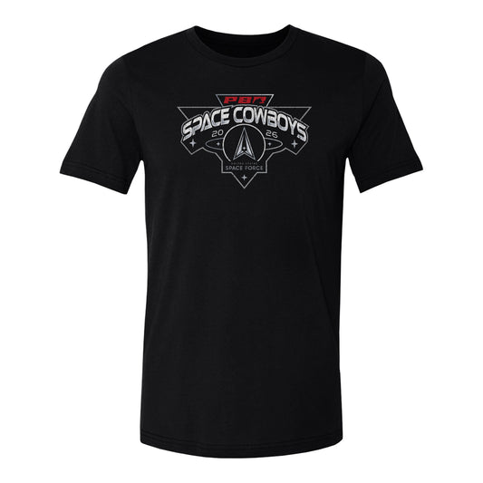 PBR Space Cowboy Online Exclusive Event Logo T-Shirt -  Black