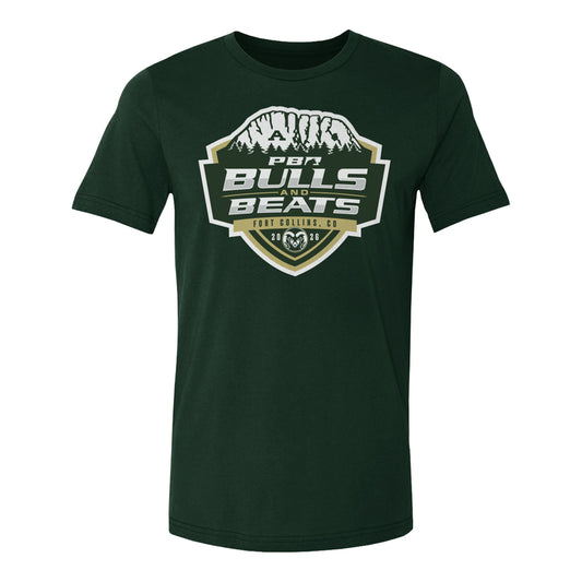 CSU x PBR 2026 Bulls & Beats Event Logo T-Shirt - Green