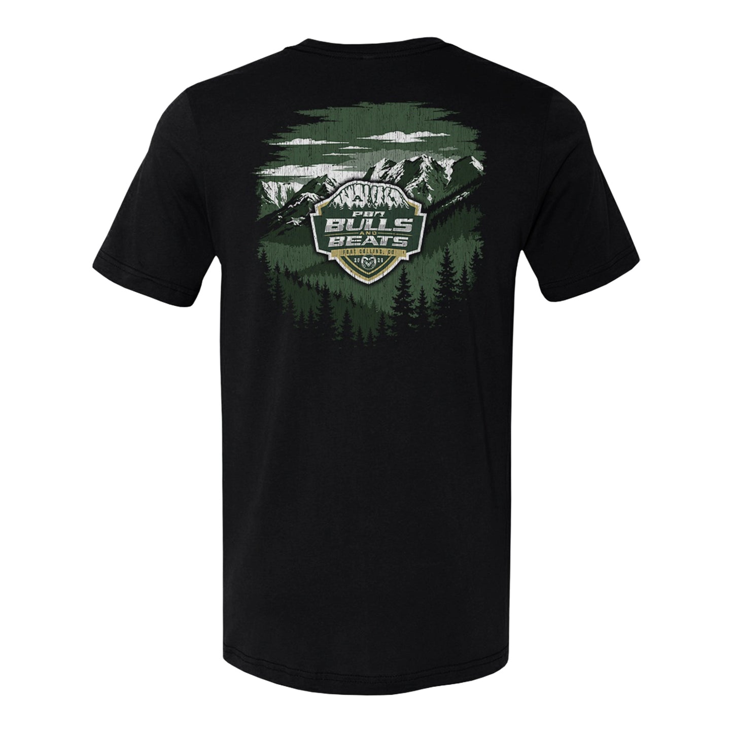 CSU x PBR 2026 Bulls & Beats Scenic Event T-Shirt - Black