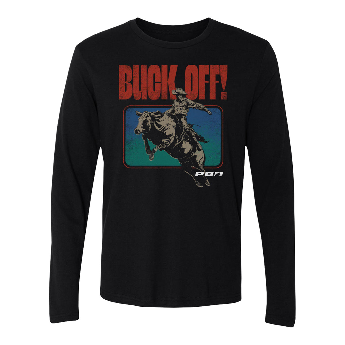 PBR Buck Off! Long Sleeve T-Shirt - Black