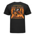 PBR Fire & Flames T-Shirt - Black - Back View