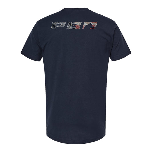 PBR Red, White, & Bull T-Shirt - Navy
