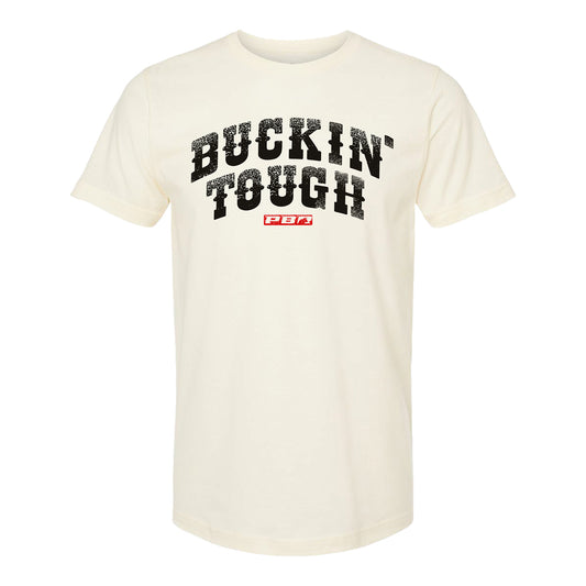 PBR Buckin' Tough Wordmark T-Shirt - Natural