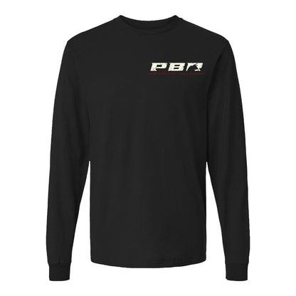 PBR Americana Logo Back Long Sleeve T-Shirt - Black