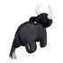 PBR Stuffed Bull Toy - Angled Rear Right Side View