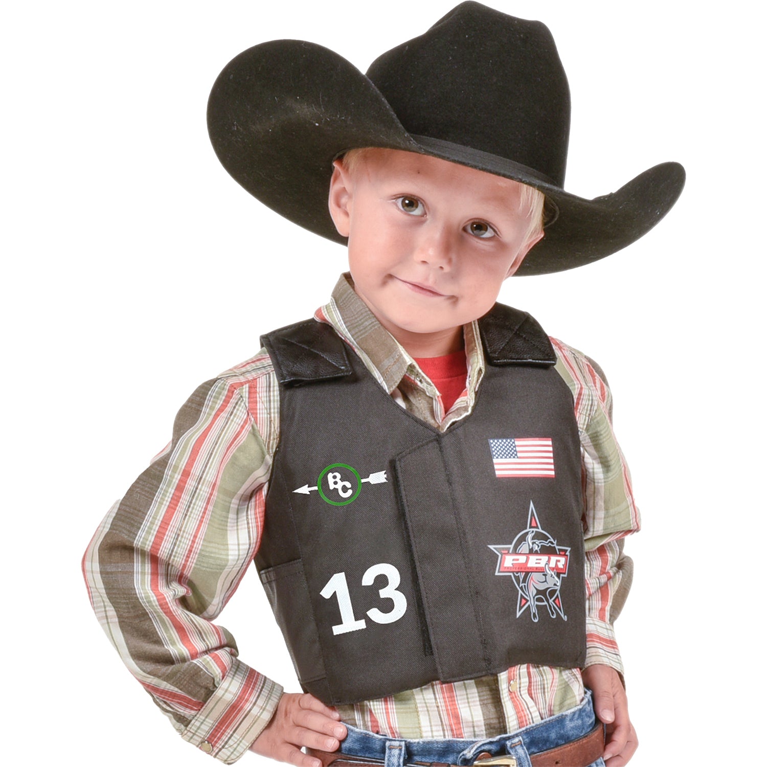 Youth Play Vest - Zoomed in Lifestyle Image