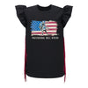 Youth Fringe Flag Rider T-Shirt - Front View