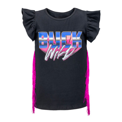 Youth Fringe Buck Wild T-Shirt - Front View