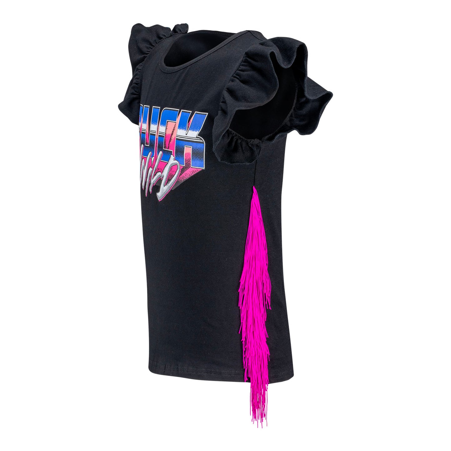 Youth Fringe Buck Wild T-Shirt - Angled Front Left View