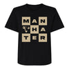 Ladies Man Hater Checkerboard T-Shirt