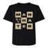 Ladies Man Hater Checkerboard T-Shirt - Front View