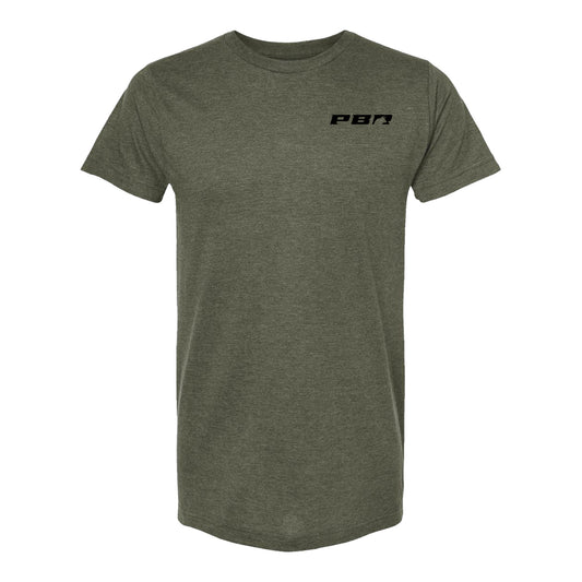 PBR Man Hater Legacy Career T-Shirt - Heather Military Green