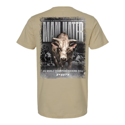 PBR Man Hater Legacy Career T-Shirt - Sand
