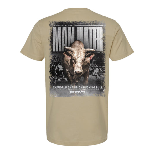 PBR Man Hater Legacy Career T-Shirt - Sand
