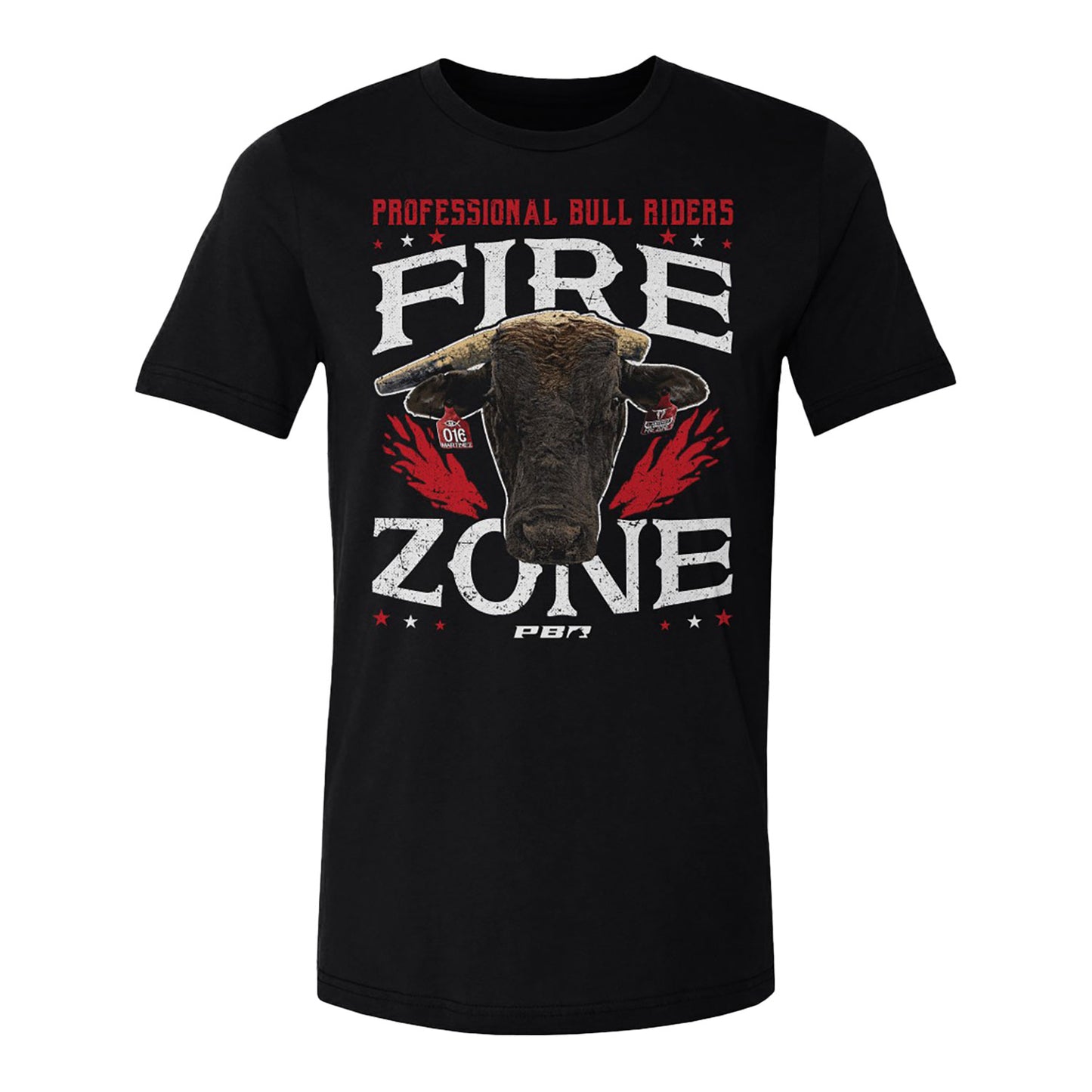 PBR Fire Zone Bull Head T-Shirt - Black