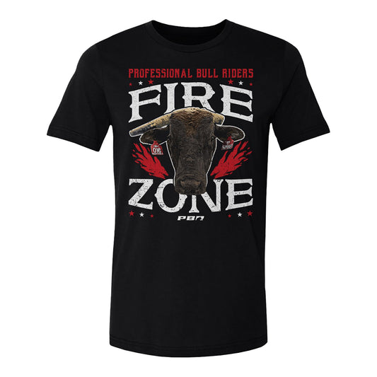 PBR Fire Zone Bull Head T-Shirt - Black