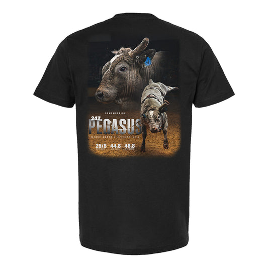 PBR Remembering Pegasus T-Shirt - Black