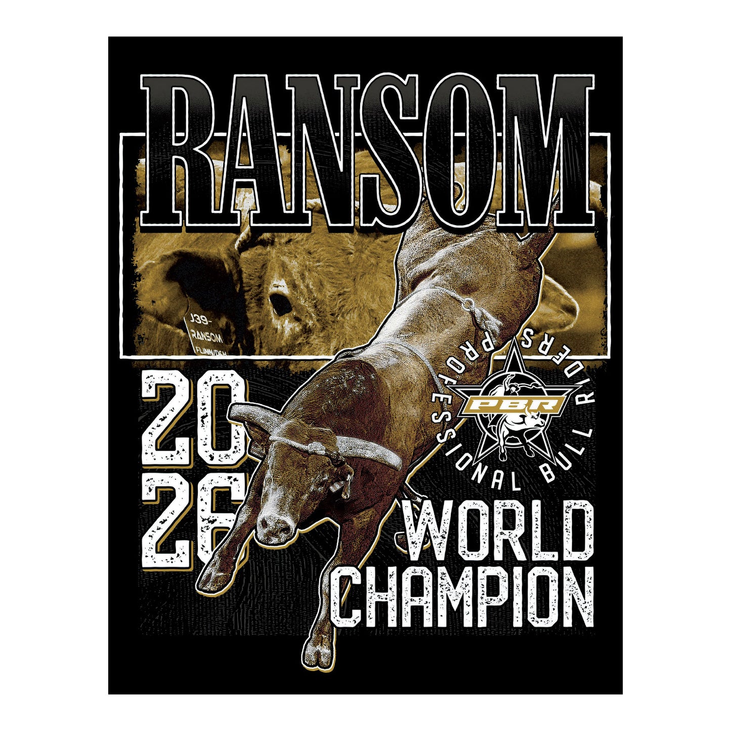 Ransom 2026 World Champion Metal Sign
