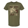 PBR Velocity Tour 2026 Routing T-Shirt - Military Green - Front View