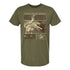PBR Velocity Tour 2026 Routing T-Shirt - Military Green - Front View