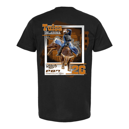 PBR 2026 Velocity Tour Tulsa City Tee