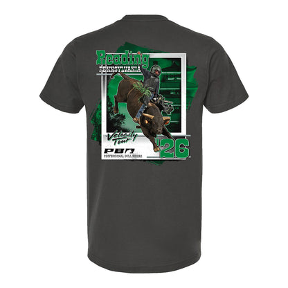 PBR 2026 Reading Velocity Tour City T-Shirt - Charcoal