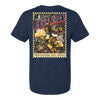 PBR Tulsa 2024 UTB City T-Shirt in Blue - Back View