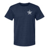 PBR Tacoma 2024 UTB City T-Shirt in Blue - Front View