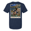 PBR Tacoma 2024 UTB City T-Shirt in Blue - Back View