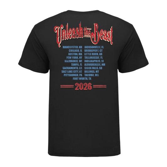 PBR Unleash The Beast 2026 Routing T-Shirt - Back View