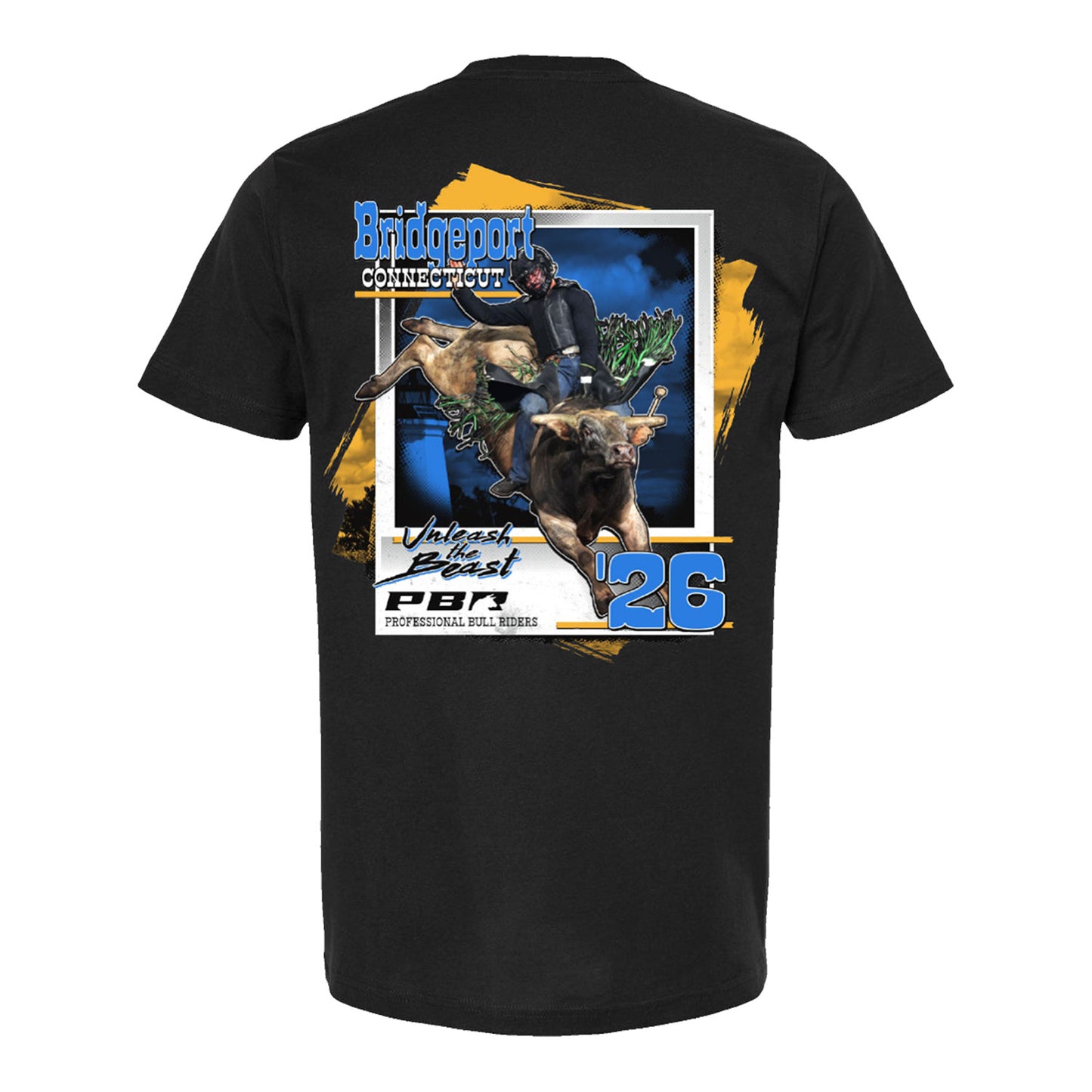 PBR 2026 Bridgeport UTB Tour City T-Shirt - Charcoal