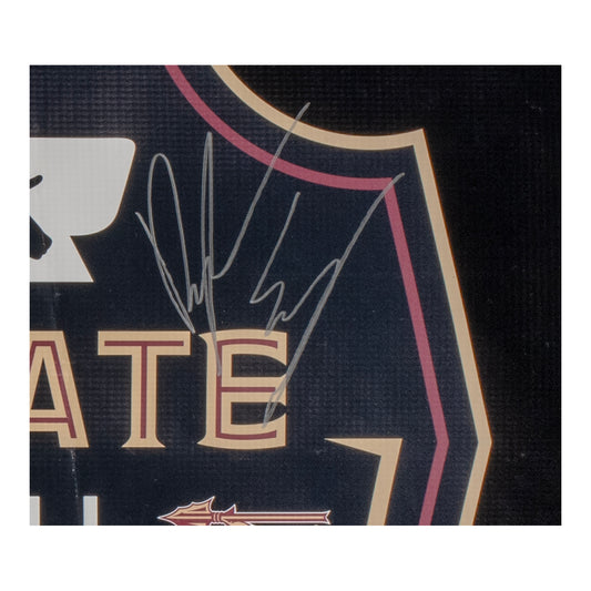 Signed PBR Florida State University Banner by Winner Daylon Swearingen