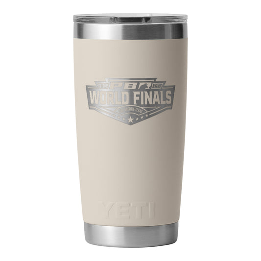 PBR 2026 World Finals 20 oz YETI® Rambler - Cape Taupe