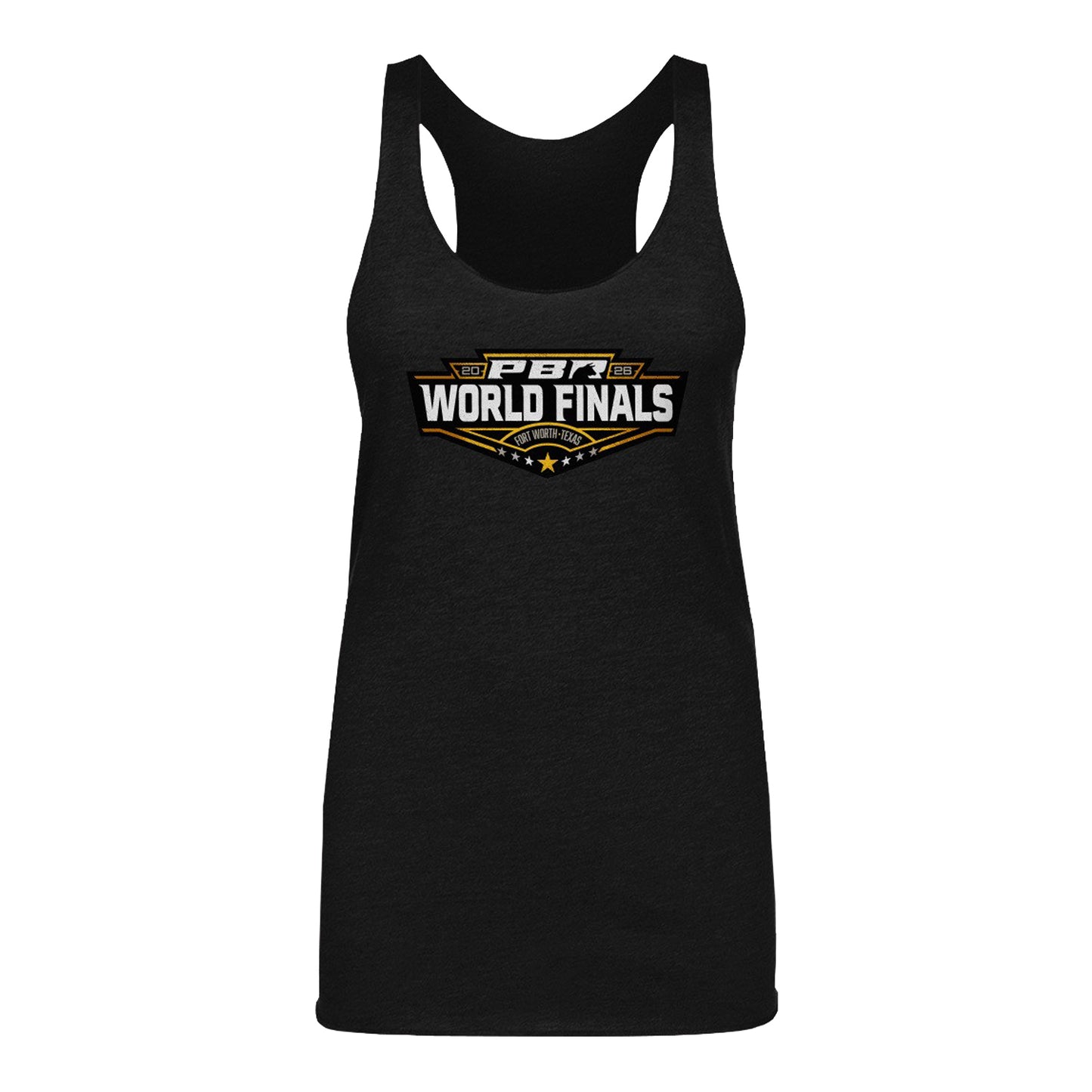 PBR 2026 World Finals Online Exclusive Signature Logo Ladies Tank - Vintage Black