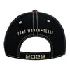 PBR 2022 World Finals Limited Edition Hat in Black and Brown - Back View
