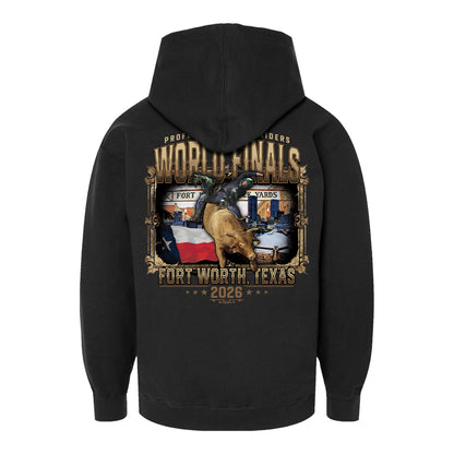 PBR 2026 World Finals Signature Sign Youth Sweatshirt - Black