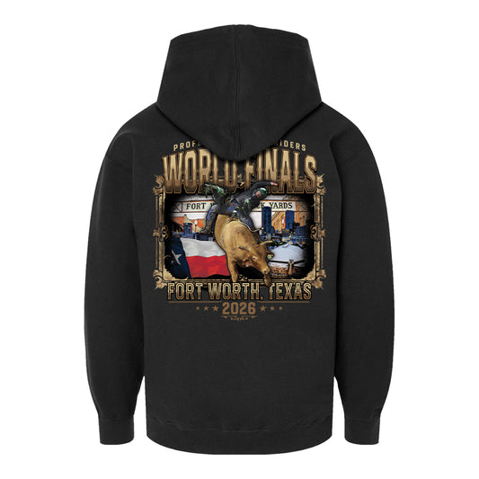 PBR 2026 World Finals Signature Sign Youth Sweatshirt - Black
