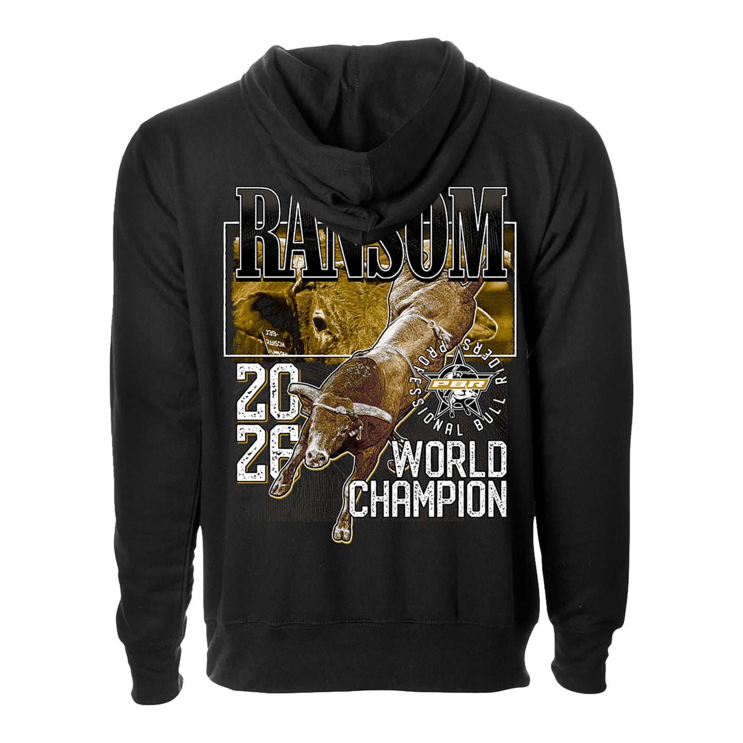 PBR 2026 World Champion Ransom Hoodie - Black
