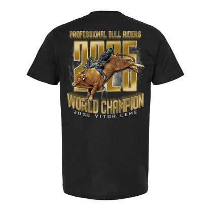 PBR 2025 World Champ Jose Vitor Leme T-Shirt - Back View