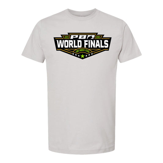 PBR 2026 World Finals Logo T-Shirt - Silver
